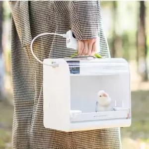 앵무새이동장 휴대용 저소음 충전식 항온 육추기