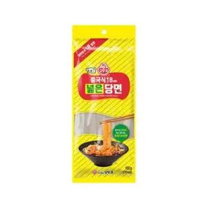 중국당면 오뚜기 넓은당면 납작 사리용 중국식18mm 100g 10개
