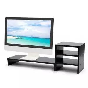 TBZ 데스크정리 수납 모니터 받침대 19.5x49.5x7.5cm