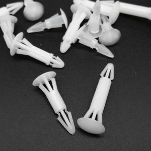 100pcs 나일론 플라스틱 스탠드 오프 스페이서 리벳 나사 역방향 푸시 클립 고정 지원 PCB 회로 기판 3-4 4