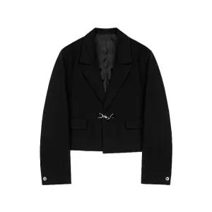 남성 가을 캐주얼 마이너 재킷 코트 상의 정장 정장자켓 루즈핏 숏 유행3