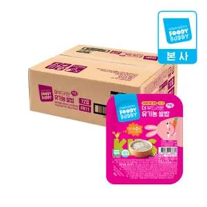 어린이용 푸디버디 더 부드러운 쌀밥 140g 12개
