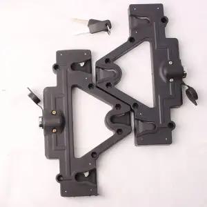 오토바이 사이드백 퀵 릴리즈 브래킷 범용 DIY 개조 액세서리 퀵 릴리즈 브래킷