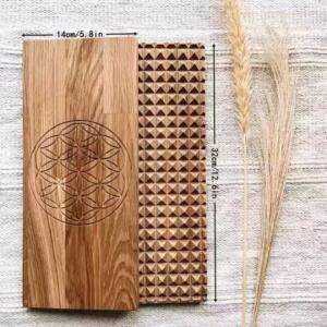 나무 지압 샤두 보드 요가 명상 연습 침술 마사지 릴렉세이션