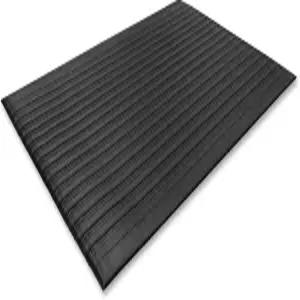진품 조 에어 스텝 피로 방지 블랙 매트 36인치 L x 24인치 W