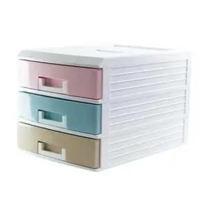 정리함 파스텔 수납박스(대) 3단