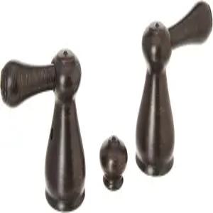 델타 수도꼭지 H278RB 릴란드 금속 레버 핸들 키트 2개 베네치아 브론즈