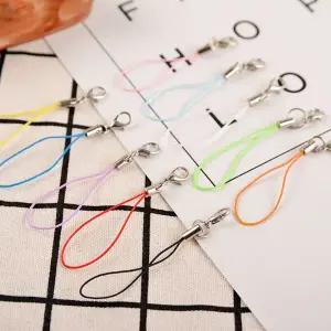 핸드폰 고리줄 100개 1묶음 스마트폰 부자재 휴대폰줄 악세사리 부속 재료 폰줄 고리 스트랩고리