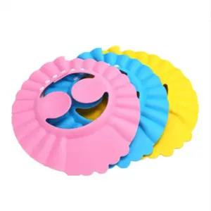 어린이 아기 유아 샴푸캡 목욕 귀마개 똑딱이 샤워캡