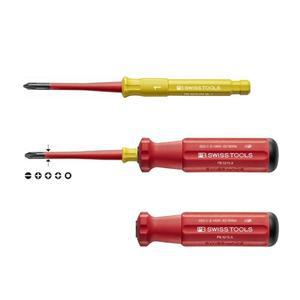 PB SWISS Tool VDE 절연 슬림 드라이버 5215A 교체형 필립스 호환 슬롯형 프로