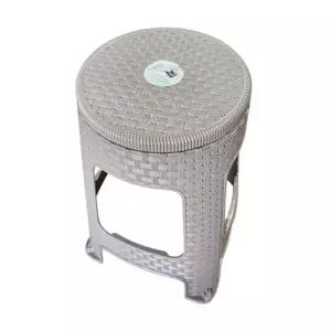 슈마켓 라탄회전의자 그레이