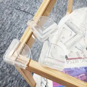 투명모서리보호대 가구모서리 코너 깔끔쿠션 4P