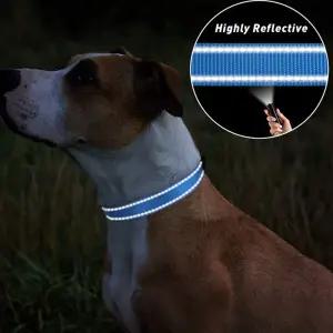 반려동물 반사띠 길이조절형 목줄 강아지목줄 소형견목줄 중형견목줄