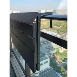 난간 테이블 리프팅 창틀 의자 옥상 세트 사이드 카페 캠핑 야외용 야외 접이식 테라스 철제