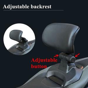 개조된 오토바이 조절 가능 접이식 시트 등받이 편안한 14CM 홀 피치