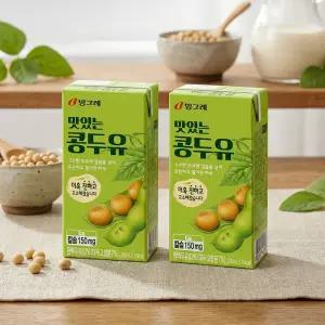 빙그레 맛있는 콩두유 200ml 48팩