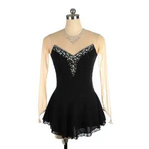 공연 무대복 피겨스케이팅 드레스 여성용 체조복 댄스의상 치마형