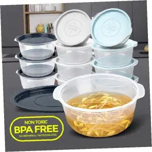 투명 밀폐 국물 보관 용기 4p 전자레인지 냉동 냉장 식품 저장 다회용 플라스틱