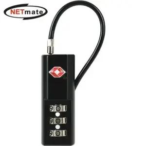 NMA-TSA09 TSA 와이어 자물쇠 다이얼 타입 3.0mm 90mm