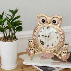 데일리데코 레인 로얄 부엉이 탁상 시계