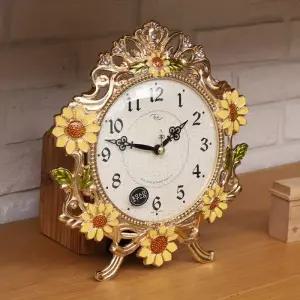 데일리데코 루네 해바라기 로얄 무소음 탁상시계