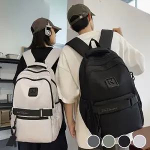수납력 좋은 입체N로고 포인트 데일리 남여공용 백팩 학생백팩 신학기가방 캐주얼백팩