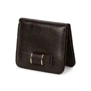 캐주얼 패션 여자 인기 가죽 카드 지갑 브라운 반지갑 여성캐주얼지갑 반지갑선물