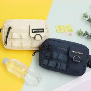 스퀘어 데일리 경량 힙색 웨이스트백 슬링백 가방 미니힙색 여행복대 슬림힙색