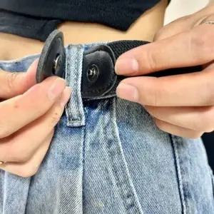 프리벨트 여성 탄력 가는 벨트 블랙 늘어나는벨트 노버클벨트 버클없는벨트 밴딩벨트