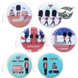 영국 국기 디자인 동전지갑 귀여운 마카롱 형태 이어폰 선물 이어폰줄감개 줄감개