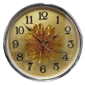 데일리데코 르페 350 저소음 원형 해바라기 시계