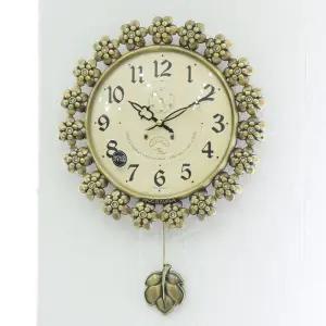 데일리데코 트리컬 인테리어 무소음 추 벽시계