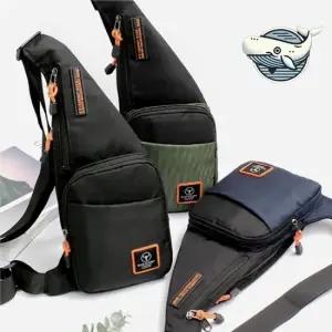 여행용 캐주얼 방수 슬링백 남성용 실용가방 크로스백 남자데일리백 검정가죽가방