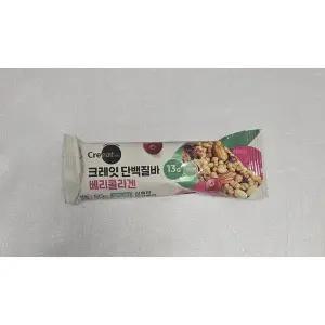 [셀러허브]CJ 크레잇 단백질바 베리콜라겐 50g 프로틴바 고단백 (S48198441)
