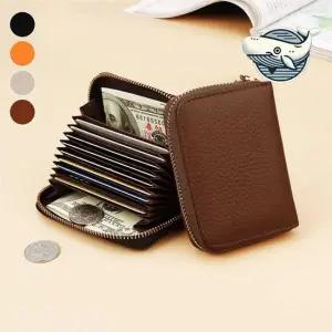 멀티 수납 레더 카드지갑 편리한 디자인 가죽 명함 지갑 가죽공방 수제 명함케이스