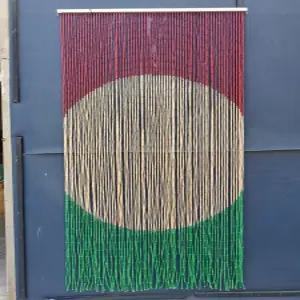 대나무 커튼 발