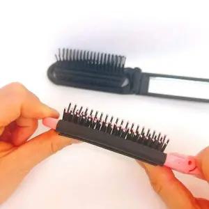 [셀러에이드]휴대용 접이식 거울 빗 세트