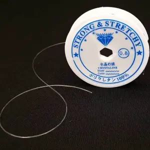 비즈키링 팔찌만들기 우레탄줄 투명 0.8mm 키링 우레탄