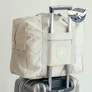 여행용 다용도 보스턴백 캐리어 가방 베이지 여행가방 캐리어보조가방 여행보조가방