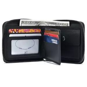 넉넉한 수납 지퍼 반지갑 1P 데일리 동전 카드 포켓 넉넉한수납반지갑 넉넉한반지갑