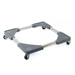 [콩심팥심]확장가능 손쉬운 이동받침대 바퀴형 세탁기받침대