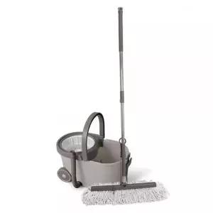 [콩심팥심]넓은 장소 청소 접이식 대형 스핀 청소기