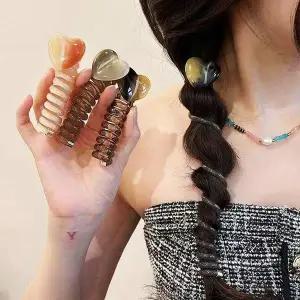 [콩심팥심]테일 헤어링 편한 하트