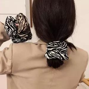 [콩심팥심]지브라 여성 편한 헤어 곱창밴드 패턴