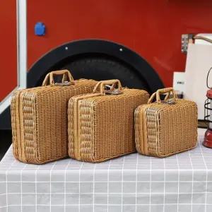 gb_TRD_1319 중) 라탄 피크닉가방 라탄피크닉가방 라탄도시락가방 라탄소풍가방