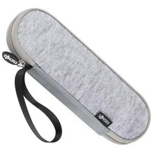 코스모스 휴대용 여행용 펠트 식기 운반 수납 케이스 지퍼백 키트 플랫웨어 젓가락 스푼 포크 캠핑 여행 피크닉 사무실