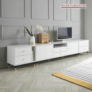 리버퍼니쳐 심플 디자인 캐슬 거실장 풀세트