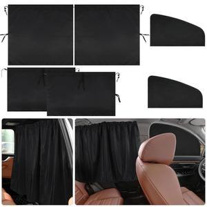 KanSmart 5종 자동차 커튼 95% 빛 차단 프라이버시 자외선 차단, 측면 세단 SUV 수면 여행 캠핑용 캠핑 액세서리 선쉐이드