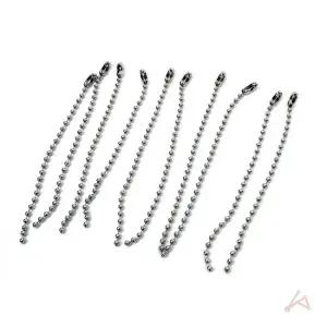 부자재 10cm군번줄 팔찌 K1001 발찌 CH 잡화 남쓰네 악세사리부자재 군번줄 은목걸이 구슬줄