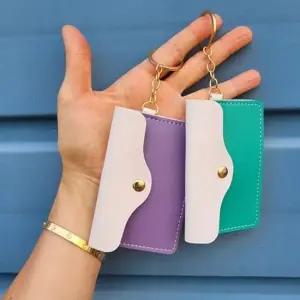 여성 미니 명함지갑 실용적 작은 카드지갑 미니지갑 학생지갑 작은선물 교통카드지갑